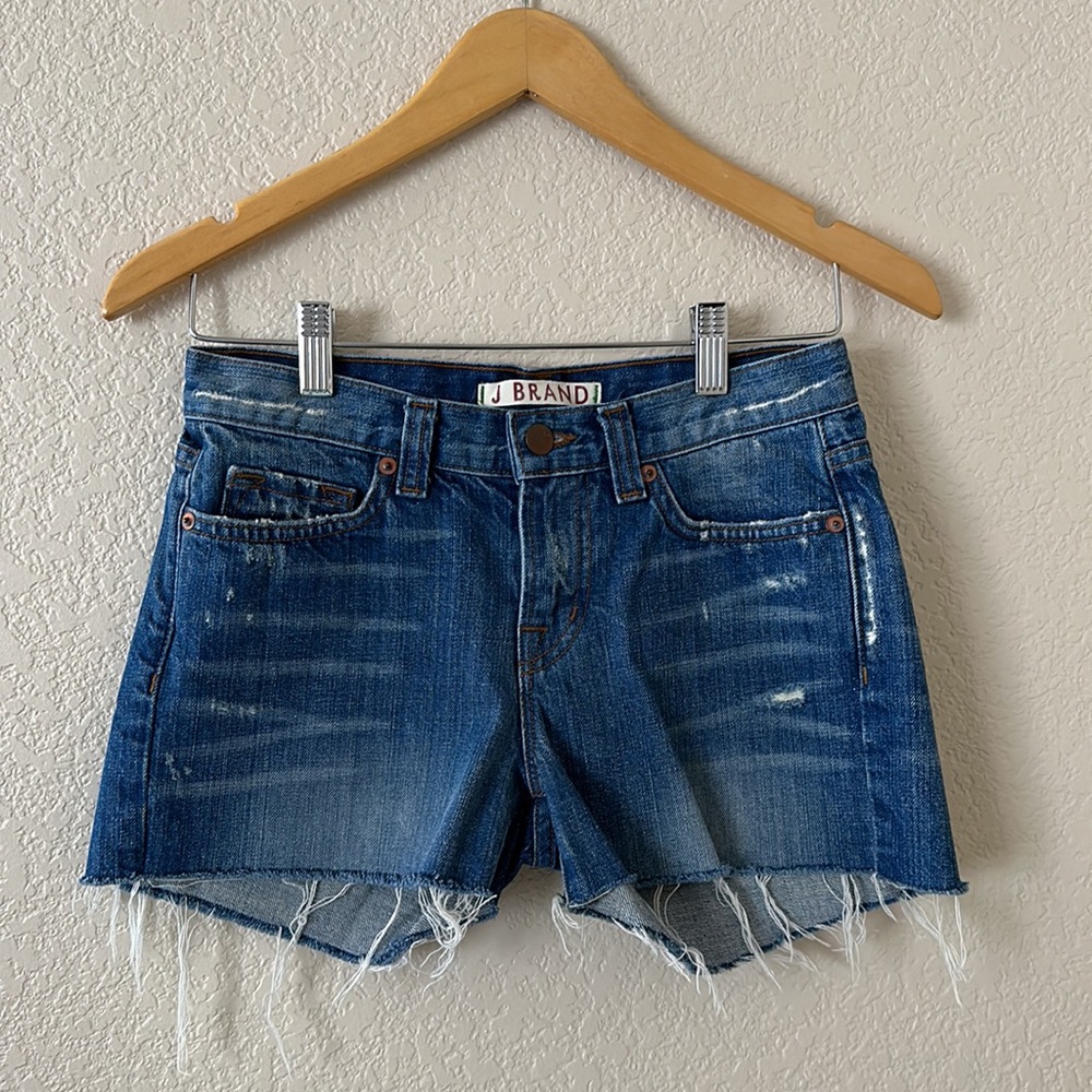 J Brand Libra Cut-Off Denim Shorts Size 25